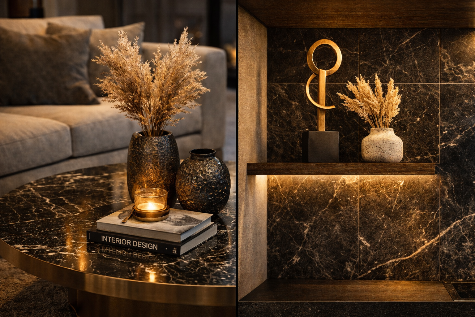 Projekt wnętrza – detal i materiały